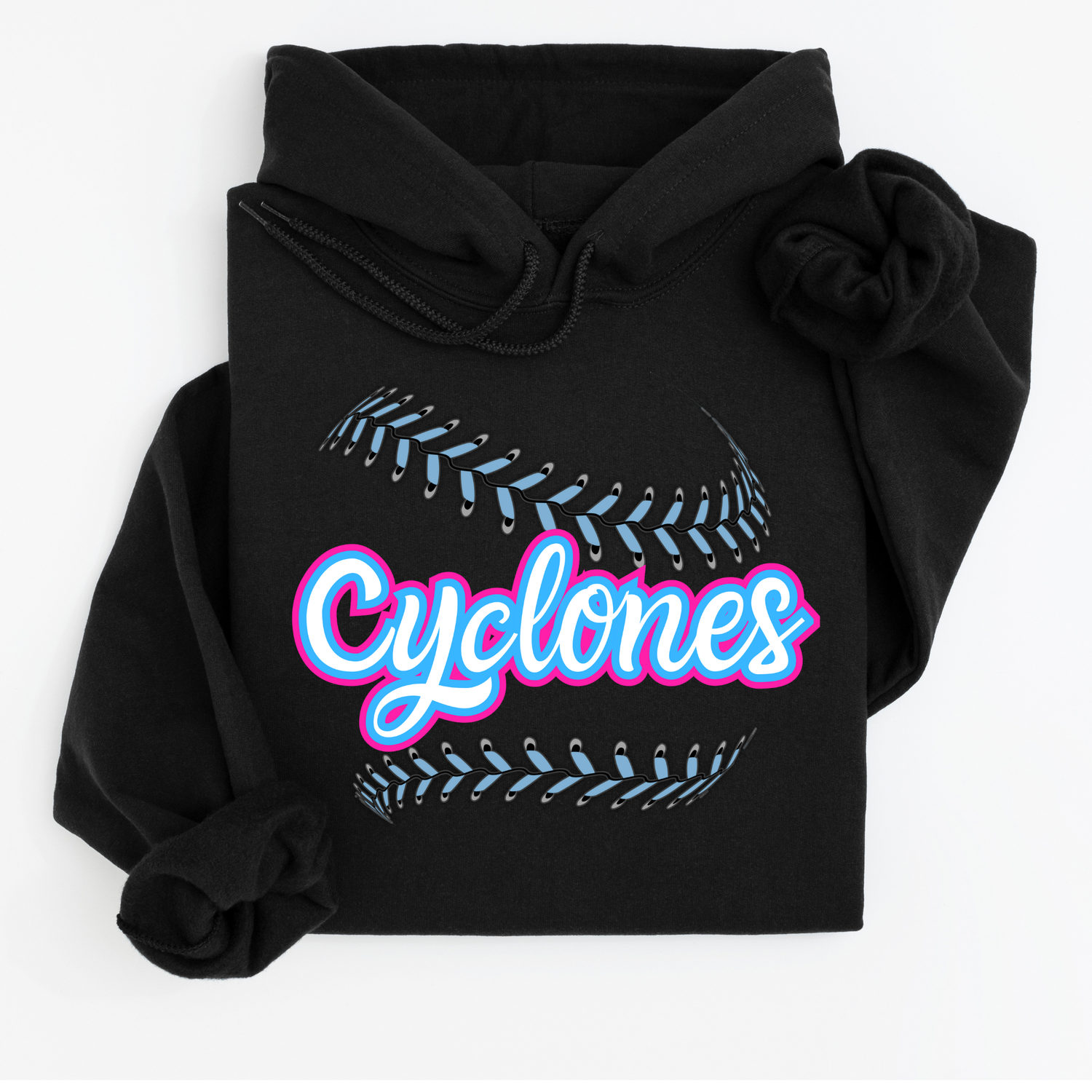 Softball Seams Cyclones (Pink)