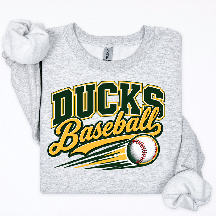 Ducks Baseball- Cursive & Baseball