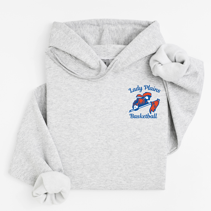 Lady Plains Basketball Pocket Logo