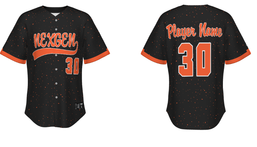 Holloway Brand Mom Jersey- Black w/speckles 7u
