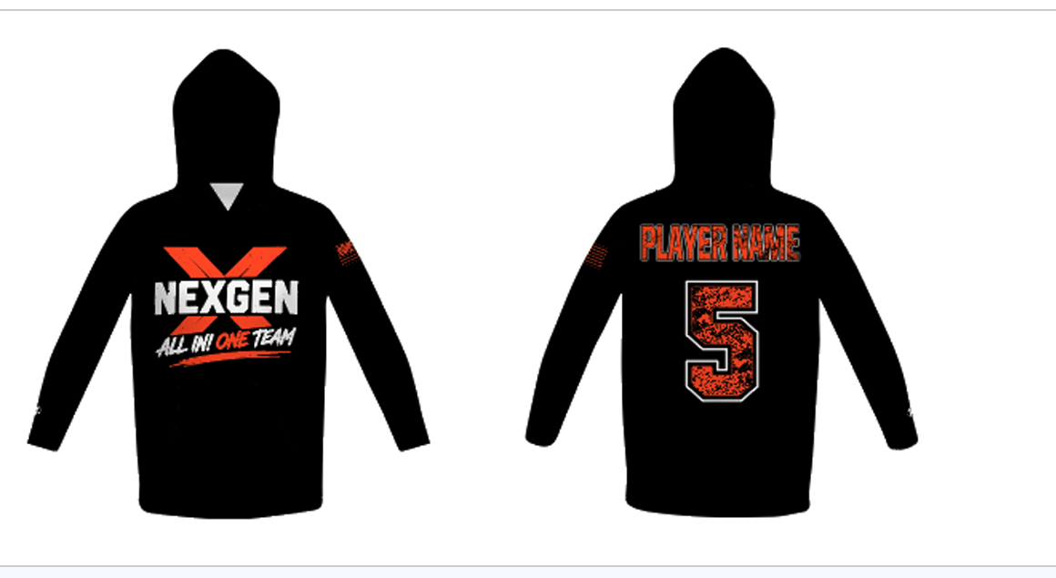 Custom Nexgen Sublimated Holloway Hoodie
