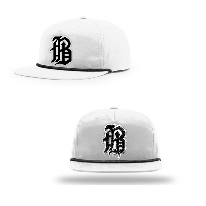 White Richardson Umpqua Rope Hat (DTF print logo)