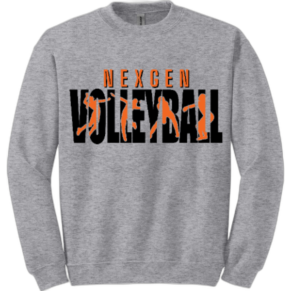 Adult Crewneck Nexgen Volleyball- Spike