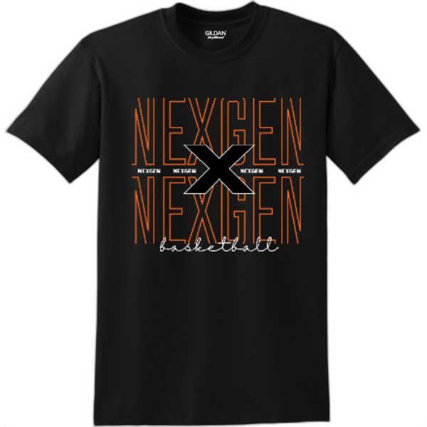 Adult T-shirt Nexgen Basketball- Outline