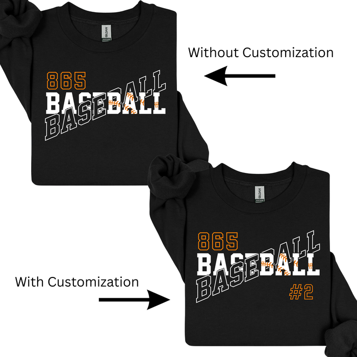 865 Baseball Crossed