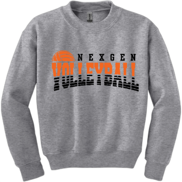 Youth Crewneck Nexgen Volleyball- Broken Lines