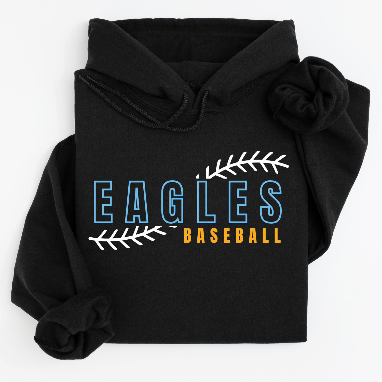 Eagles Baseball Laces Strikethrough