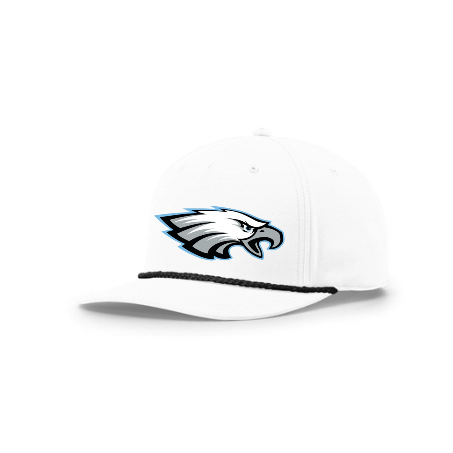 Eagles White Rope Hat (DTF PRINT LOGO)