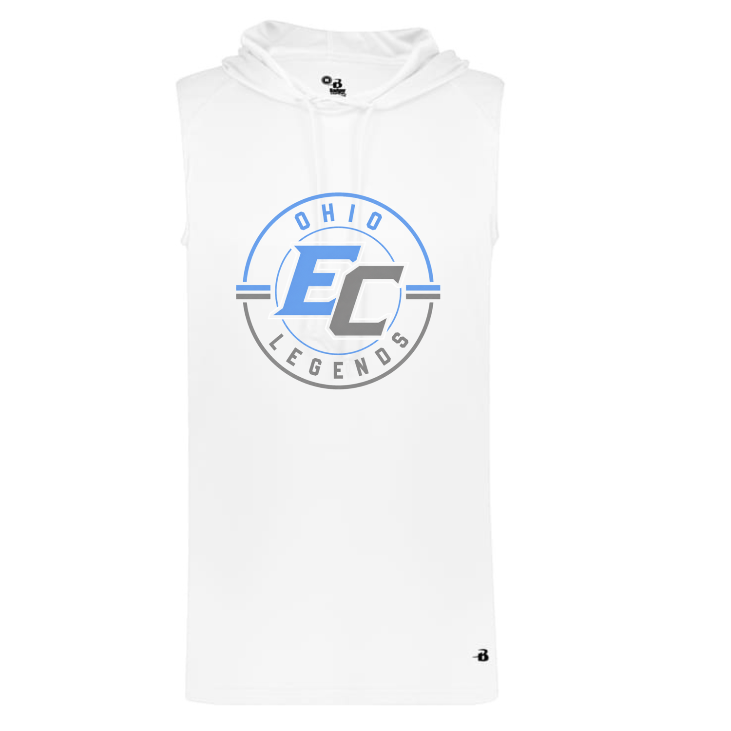 EC Ohio Legends-Circle Badger Brand Sleeveless Hoodie