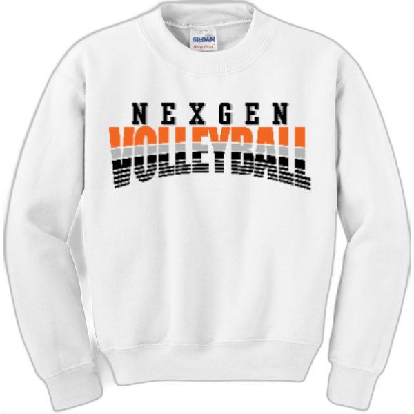 Youth Crew Neck Nexgen Volleyball -Broken Lines(3)