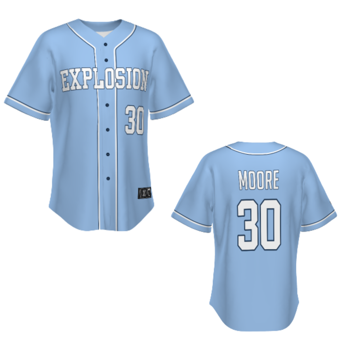 Mom/ Sibling Blue Explosion Jersey