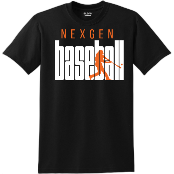 Adult T-Shirt Nexgen Baseball-Hitting Man