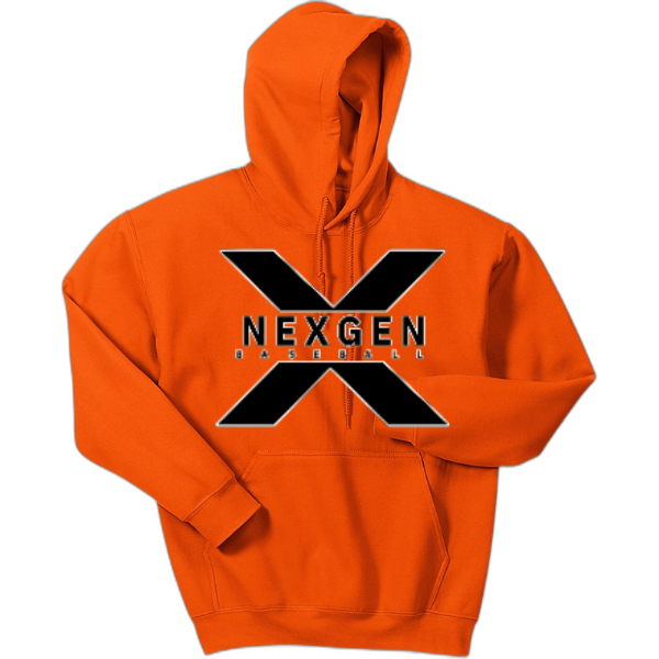 Adult Hooded Sweatshirt Nexgen Baseball- Black and White X