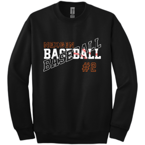 Adult Nexgen Baseball Crewneck-Crossed