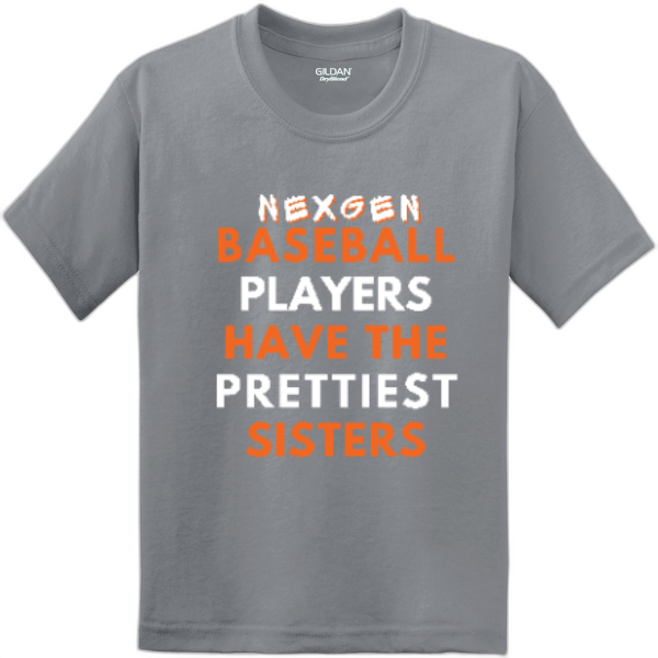 Youth T-shirt Nexgen Baseball-Prettiest Sister