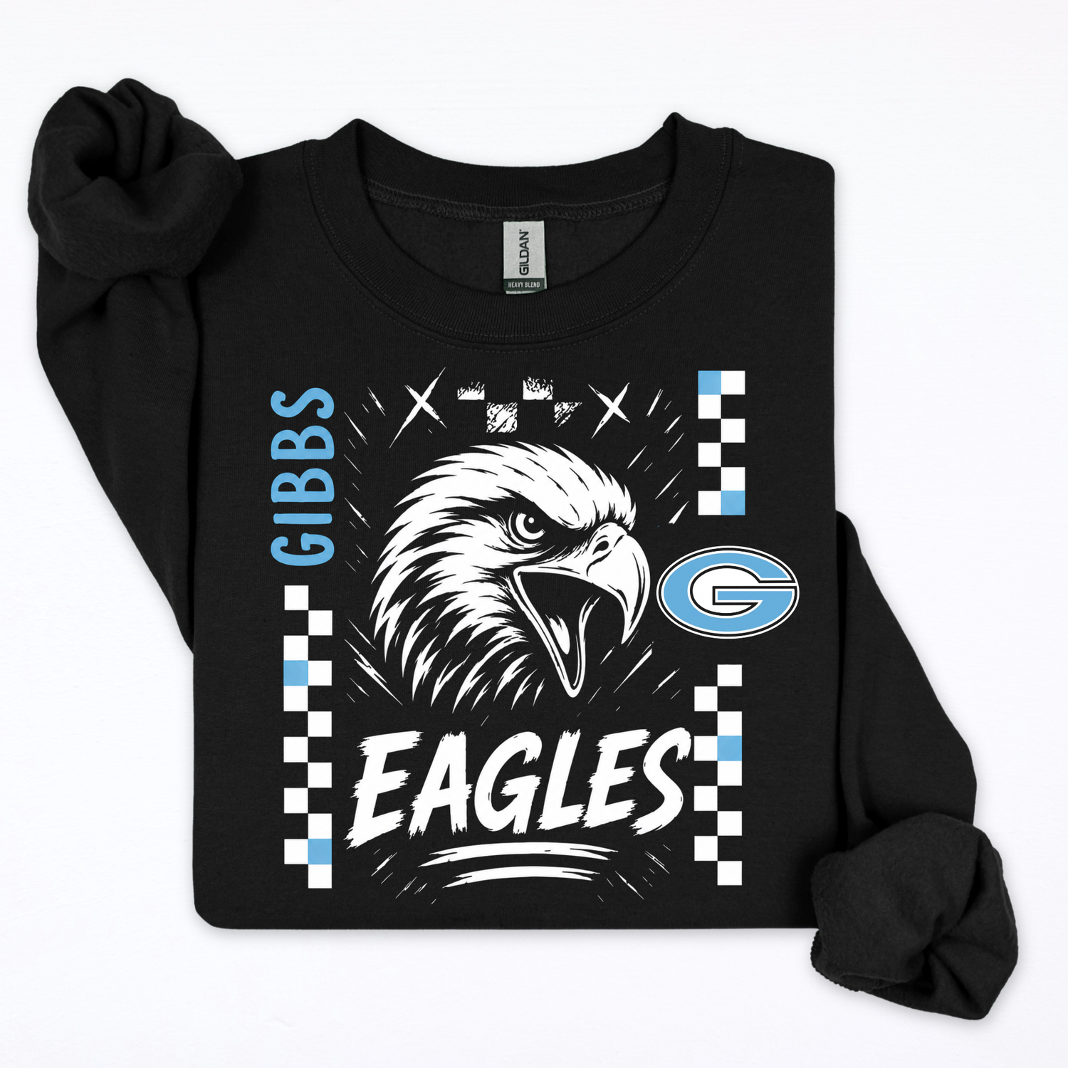 Gibbs Eagles- Retro Grunge