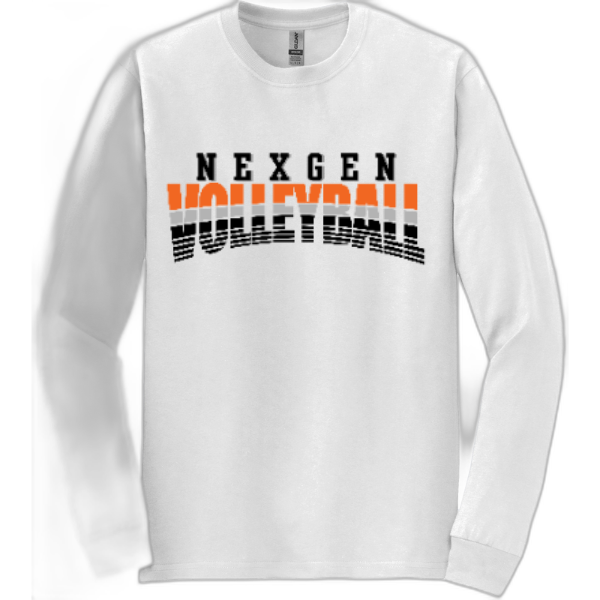 Adult Long Sleeve Nexgen Volleyball- Broken Lines(3)