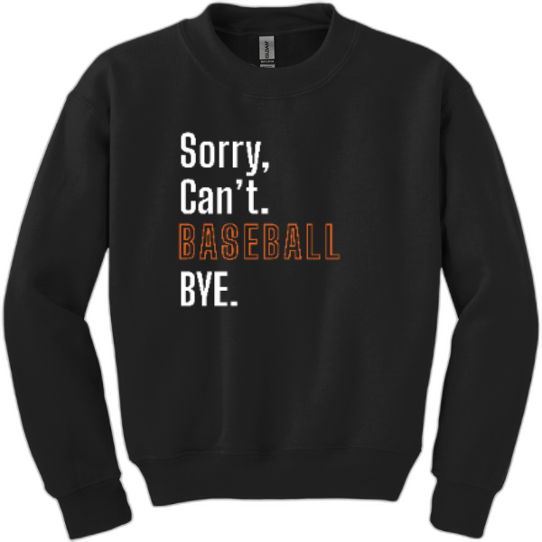 Youth Crewneck Nexgen-Sorry, Can't Baseball