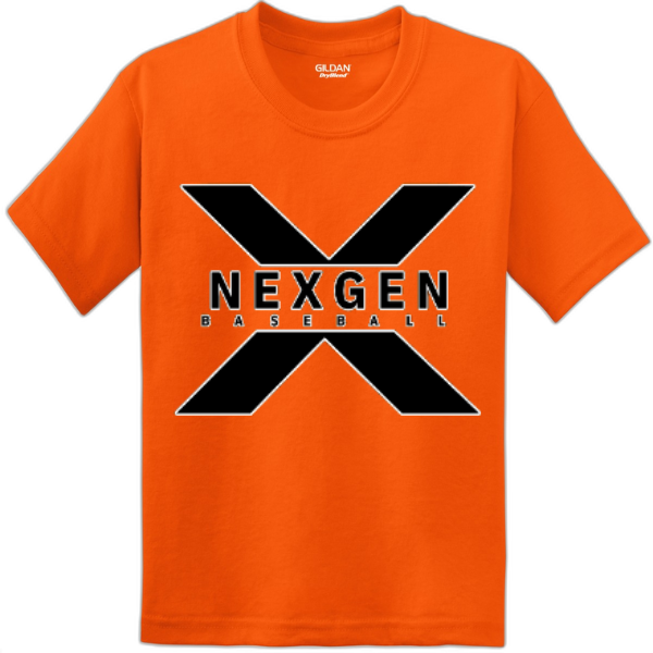 Youth T-Shirt Nexgen Baseball-Black and White