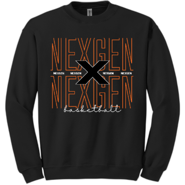 Adult Crewneck Nexgen Basketball-outline