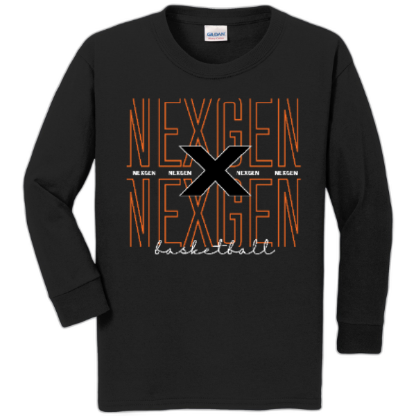 Youth Long Sleeve Nexgen Basketball-Outline