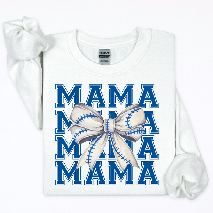 Mama Mama Baseball Bow