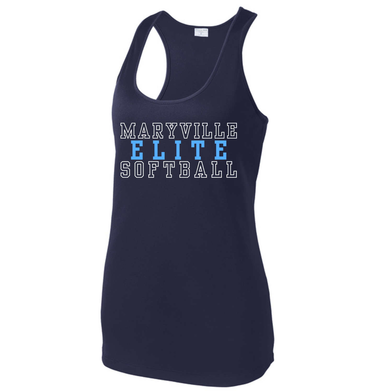 Womens Racerback Tank- Maryville Elite Hollow