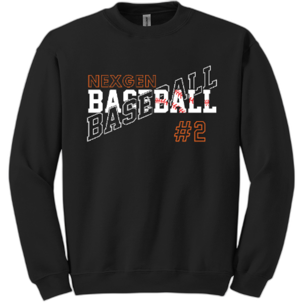 Adult Crewneck Nexgen Baseball-Crossed