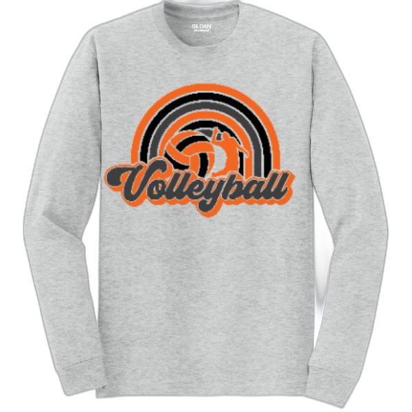 Adult Long Sleeve Nexgen Volleyball Rainbow