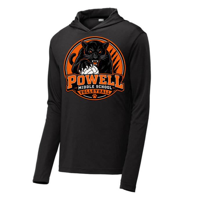 Long Sleeve Drifit w/ Hood- Volleyball Logo