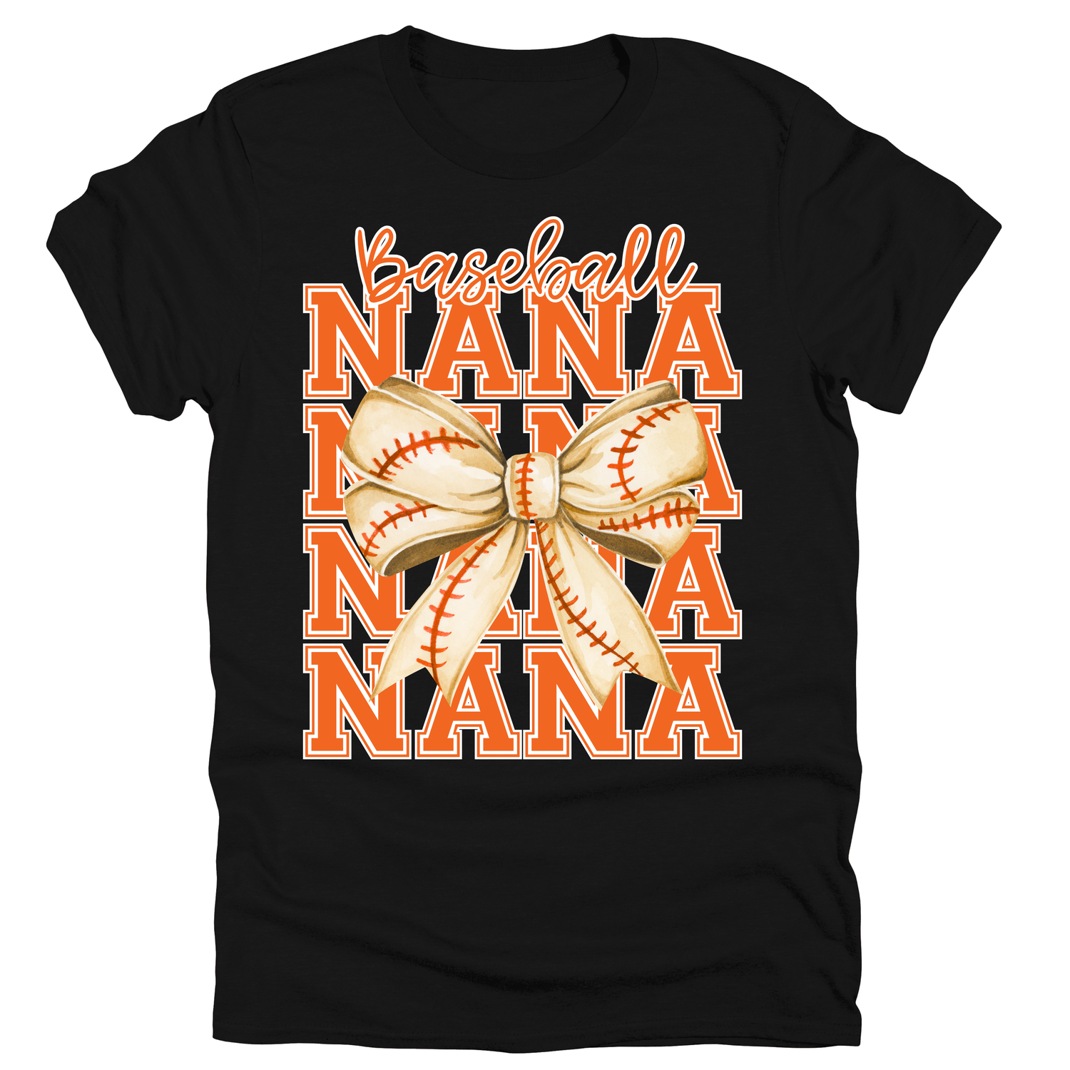 Baseball Nana W/ Bow (7u)