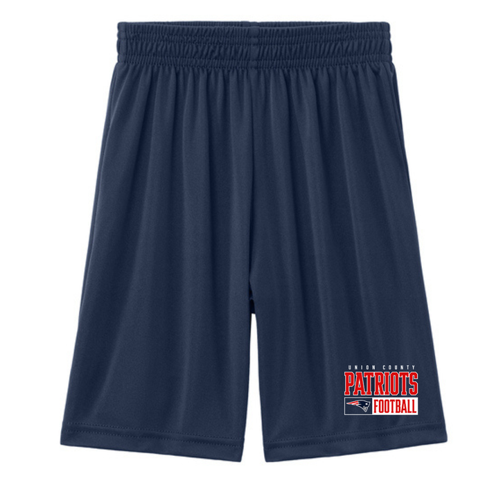 Navy Shorts- UC Union County Patriots Football w/ Patriot