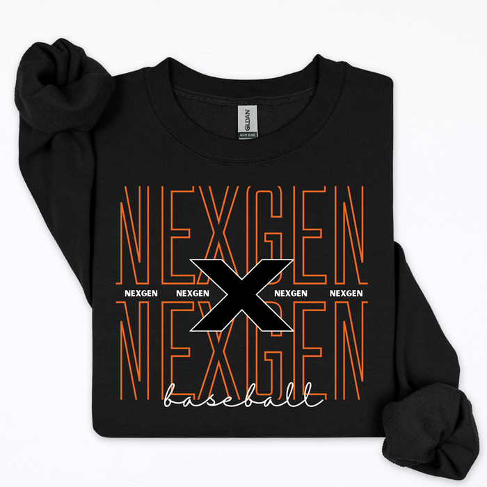 Nexgen Baseball Outline- Cursive 9u