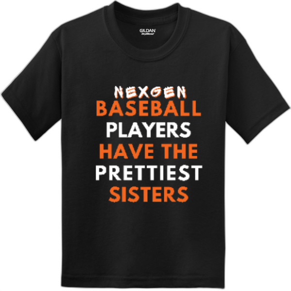 Youth T-shirt Nexgen Baseball-Prettiest Sister