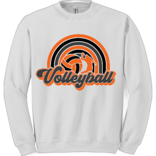 Adult Crewneck Nexgen Volleyball-Rainbow