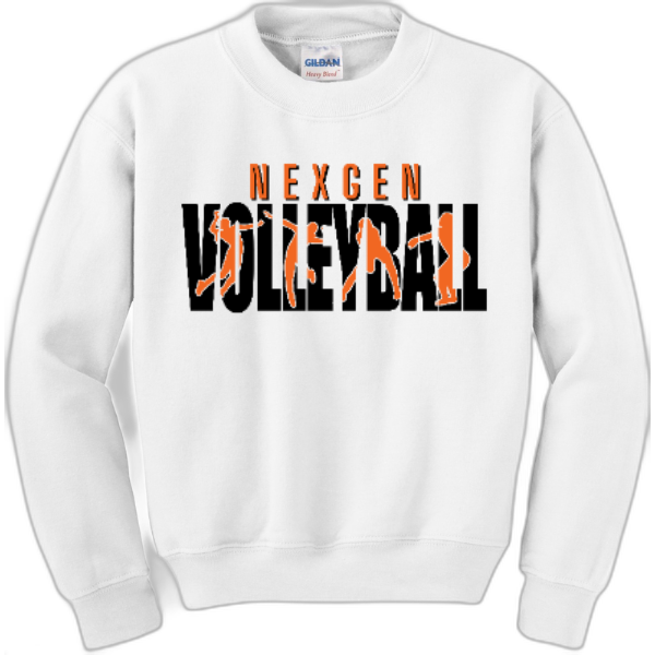 Youth Crewneck Nexgen Volleyball-Spike