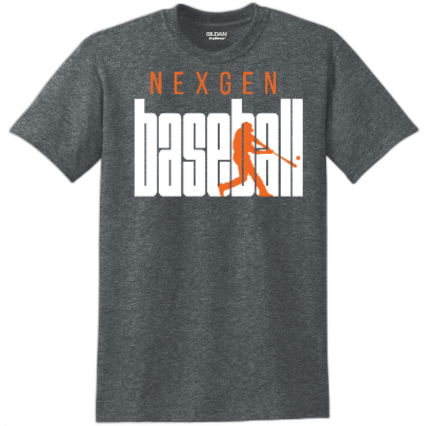 Adult T-Shirt Nexgen Baseball-Hitting Man