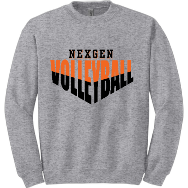Adult Crewneck Nexgen Volleyball- Half&half
