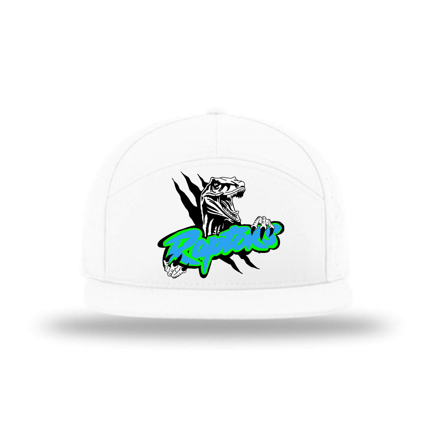 Richardson Perforated Hat- Raptors Logo (DTF Print)