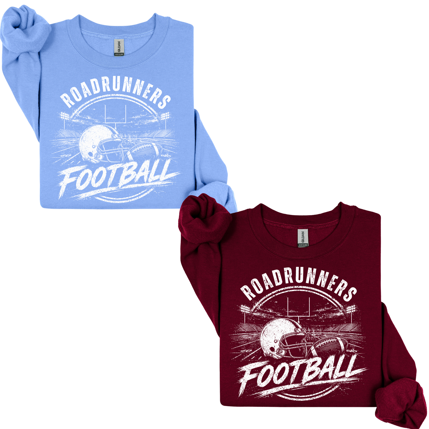 Roadrunners Football-Distressed Helmet & Field