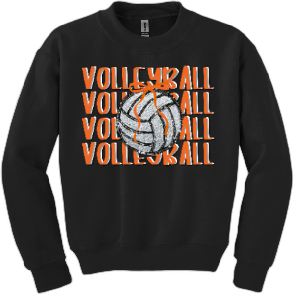 Youth Crewneck Nexgen Volleyball -Ball & Bow