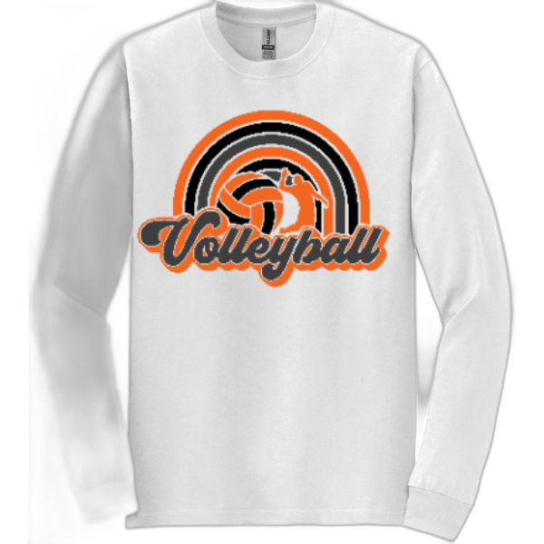 Adult Long Sleeve Nexgen Volleyball Rainbow
