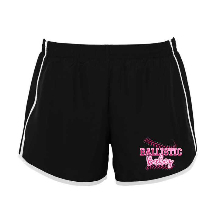 Pulse Shorts- Ballistic Babez Seams Logo
