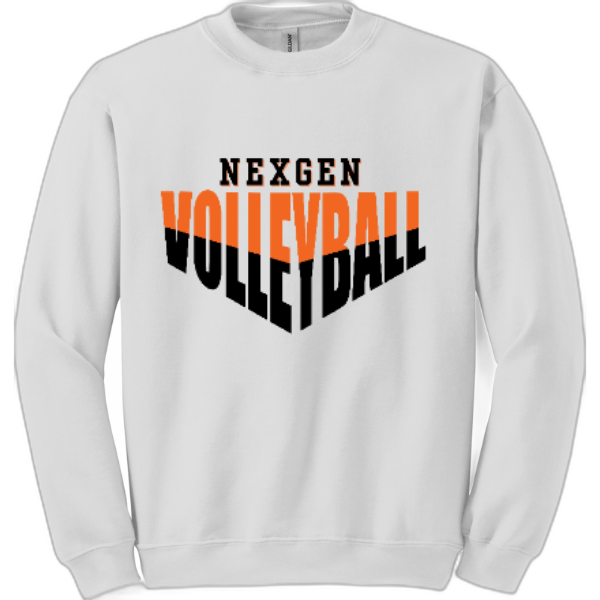 Adult Crewneck Nexgen Volleyball- Half&half