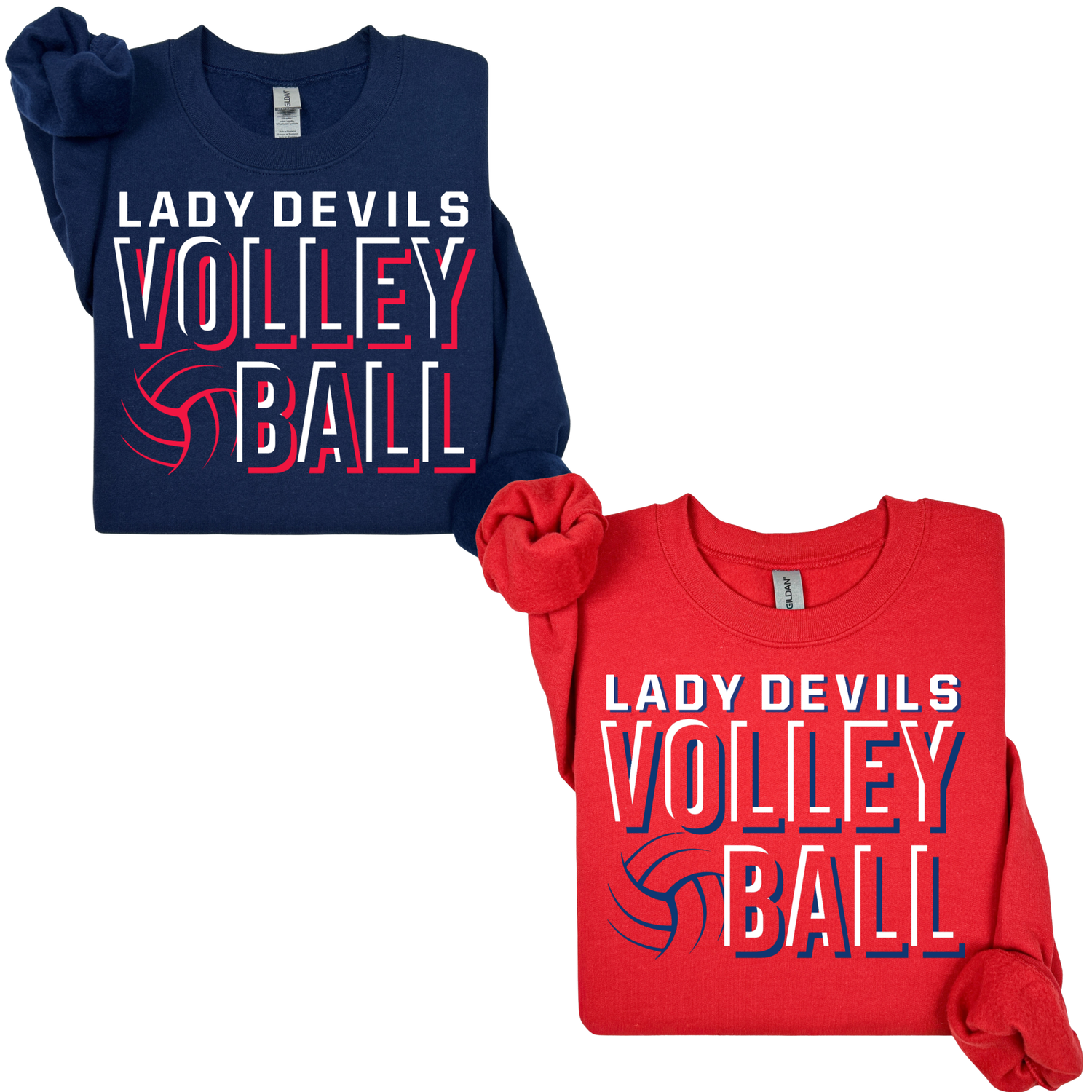 Lady Devil Volley Ball- Triple