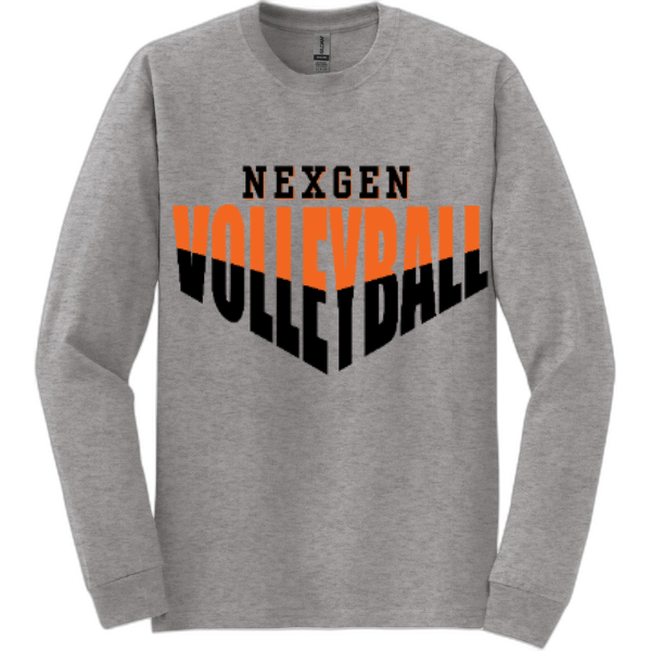 Adult Long Sleeve Nexgen Volleyball Half & Half