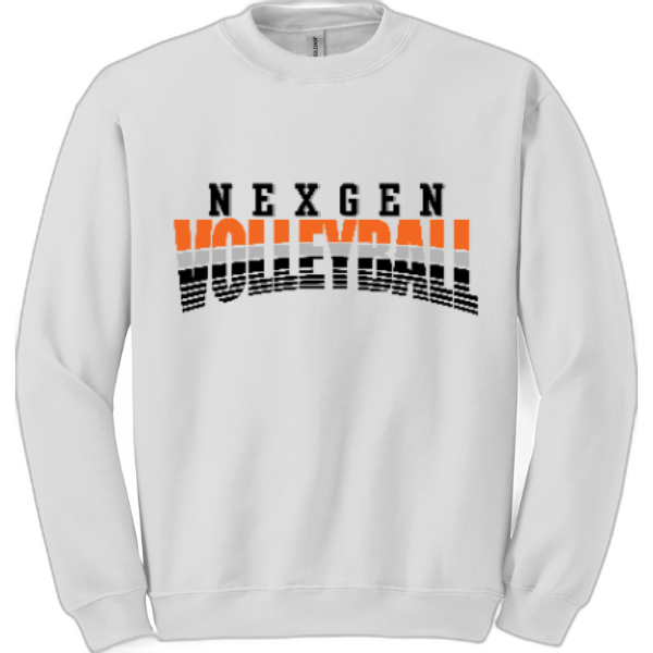 Adult Crewneck Nexgen Volleyball-Broken Lines(3)